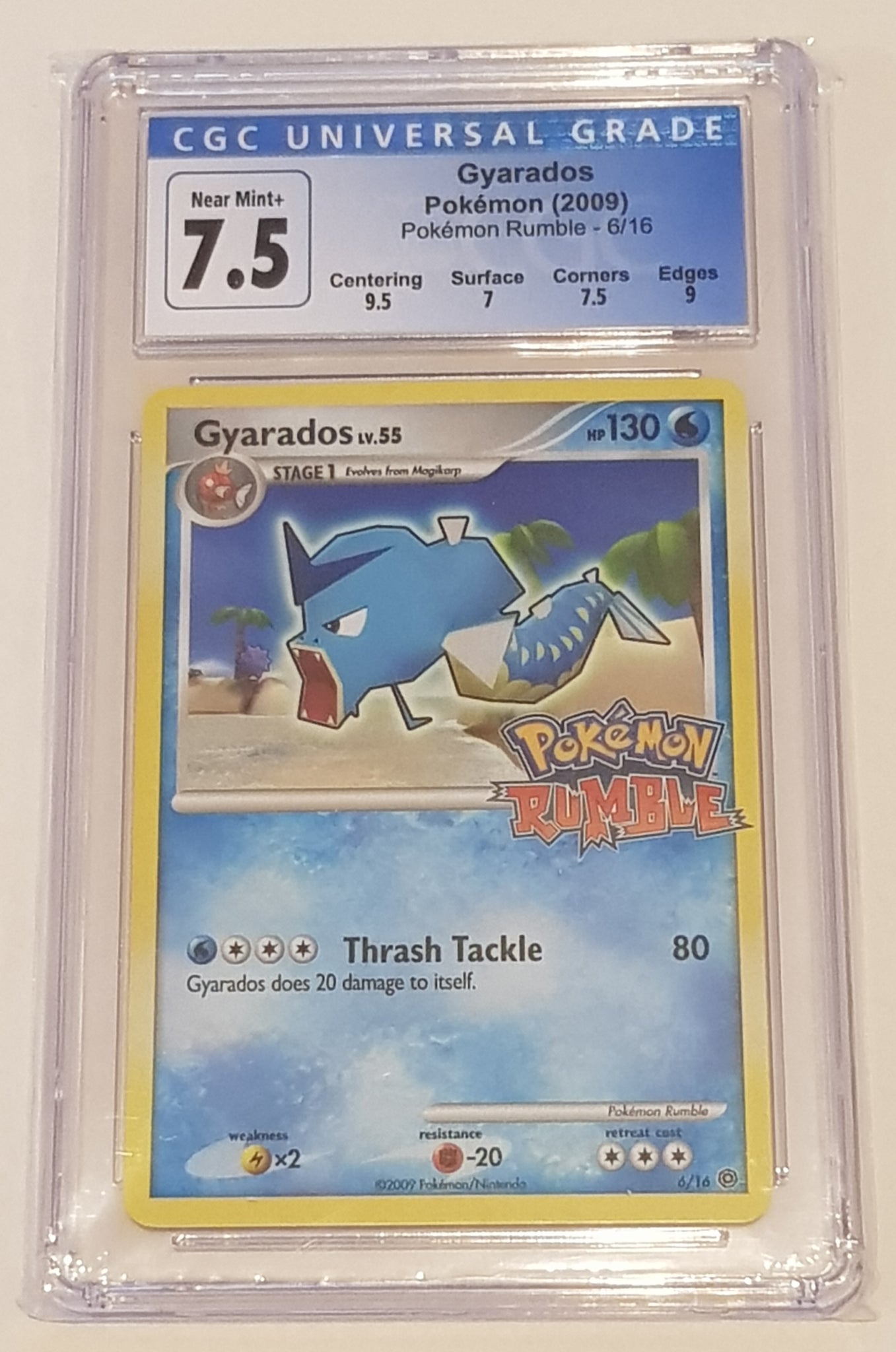 Pokemon Rumble Gyarados #6/16 CGC 7.5 Trading Card