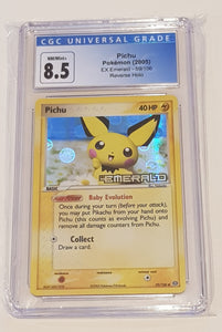 Pokemon Ex Emerald Pichu #59/106 CGC 8.5 Reverse Holo Trading Card