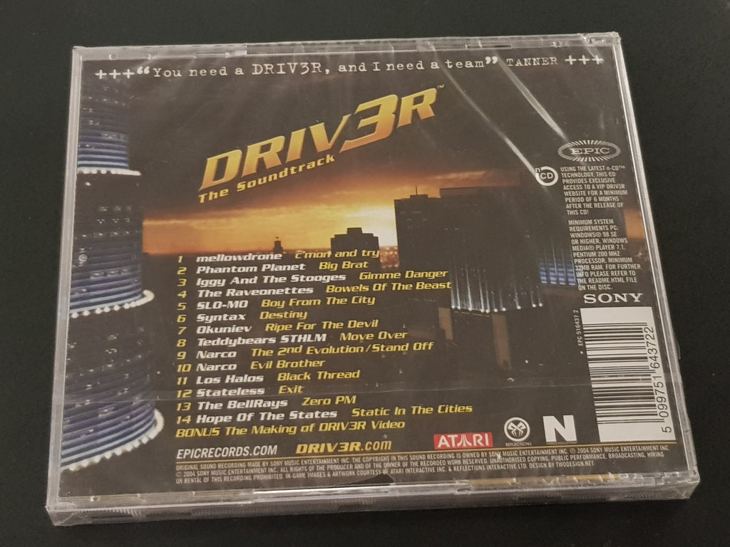 Driver 3 Cd Driver 3 Original Game Soundtrack CD – Rotterdam Comics