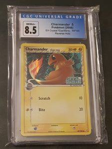 Pokemon Ex Crystal Guardians Charmander Delta Species #49/100 CGC 8.5 Reverse Holo Trading Card