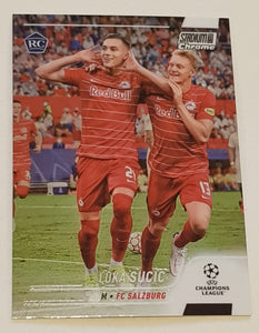 2021-22 Topps Stadium Club Chrome Champions League Luka Sucic #93 Rookie Card