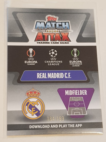2021-22 Topps Chrome Match Attax UEFA Champions League Isco #84 Pink Refractor /199 Trading Card