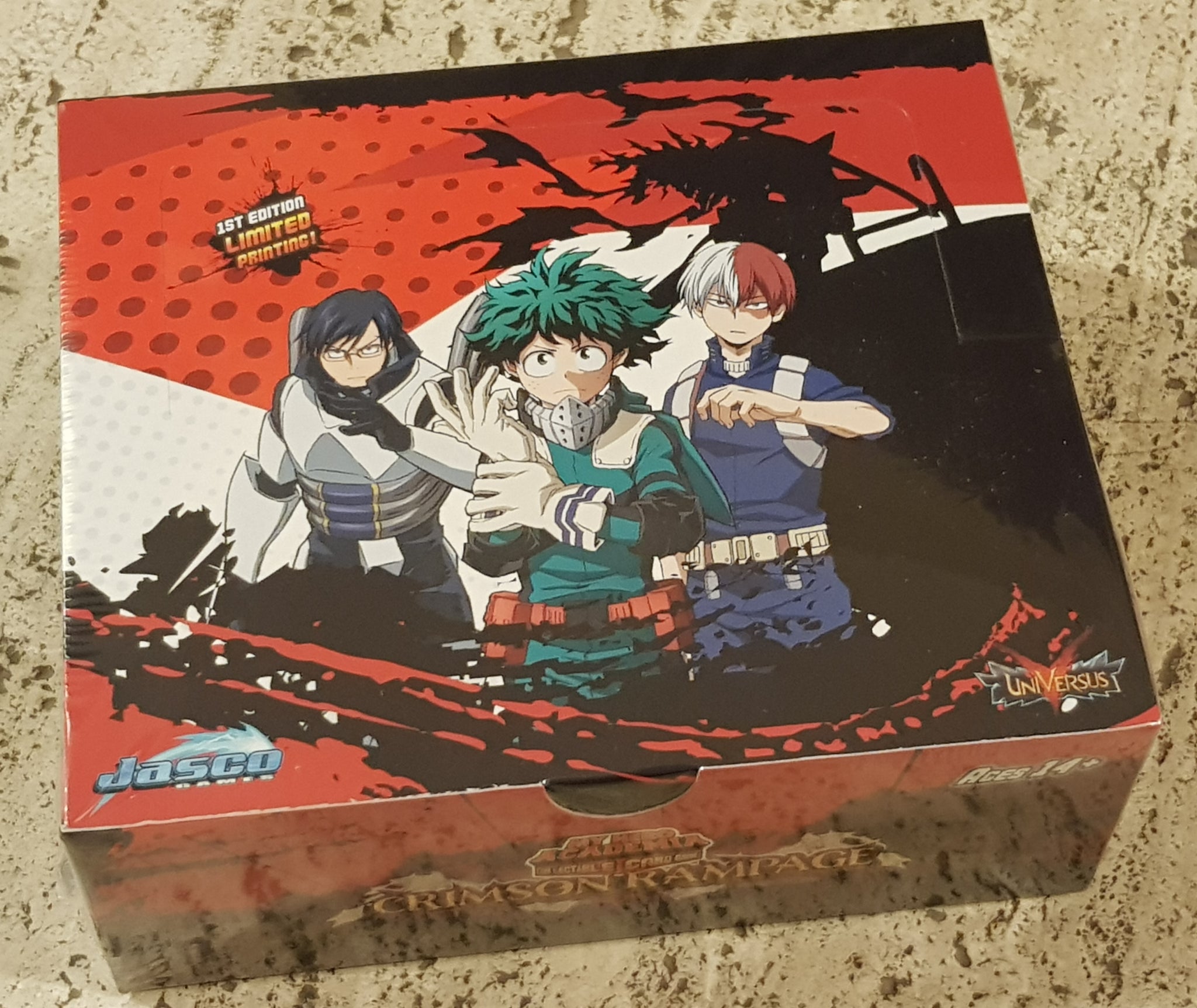 My Hero Academia Crimson Rampage TCG 1st Edition Booster Box Rotterdam Comics My Hero Academia Crimson Rampage TCG 1st Edition Booster Box Rotterdam Comics