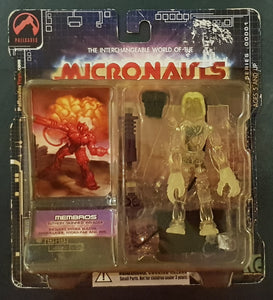 Micronauts Retro Series 1 Membros Slithery Skinned Invader (Transparent) Action Figure