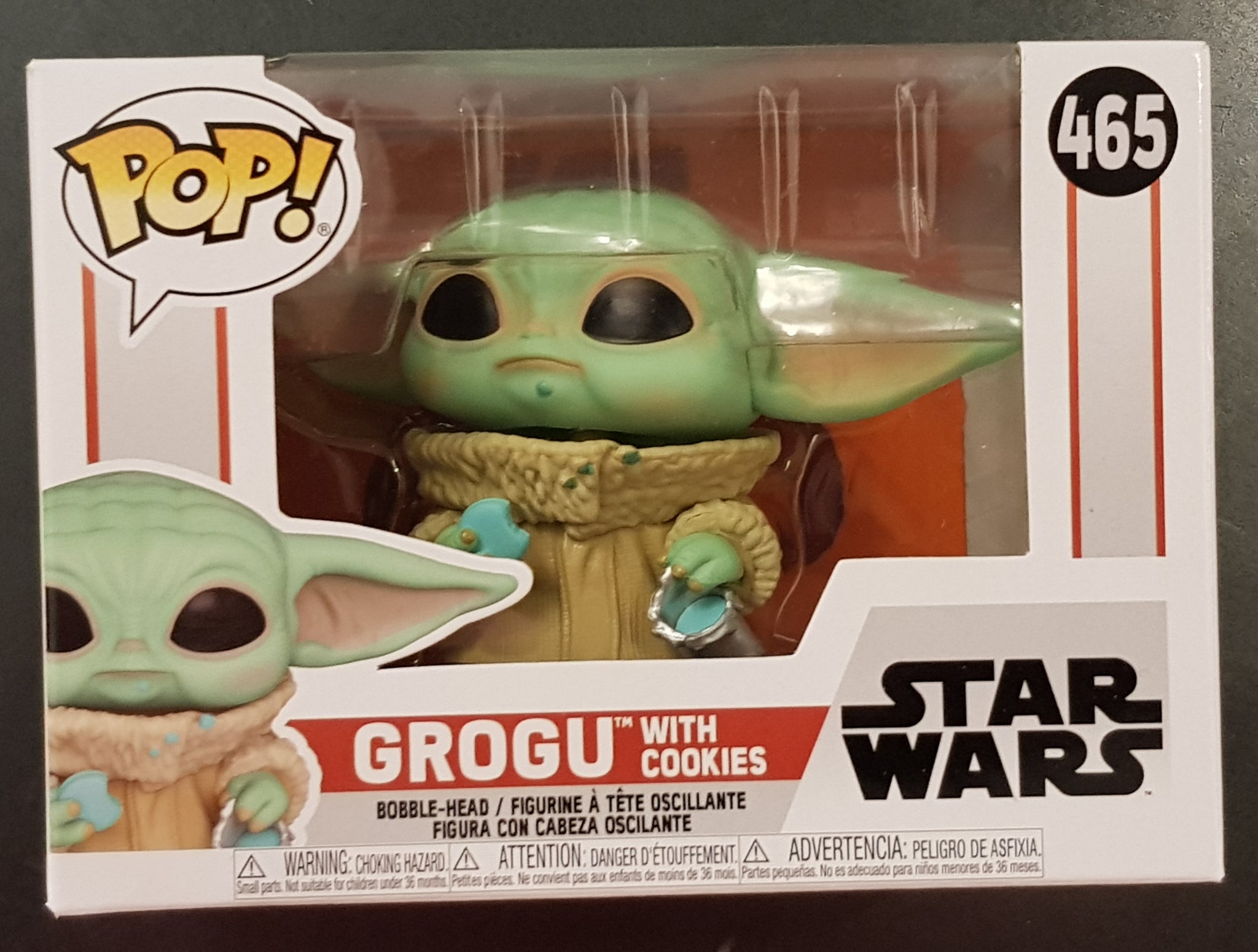 Funko Pop! Star Wars Grogu with Cookies #465