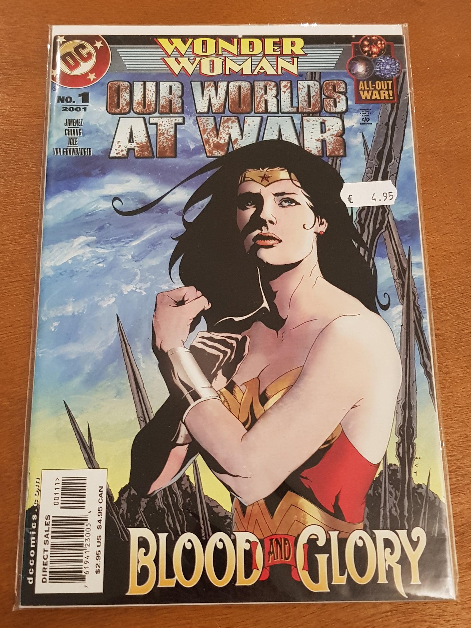 Wonder Woman Our Worlds at War #1 NM-
