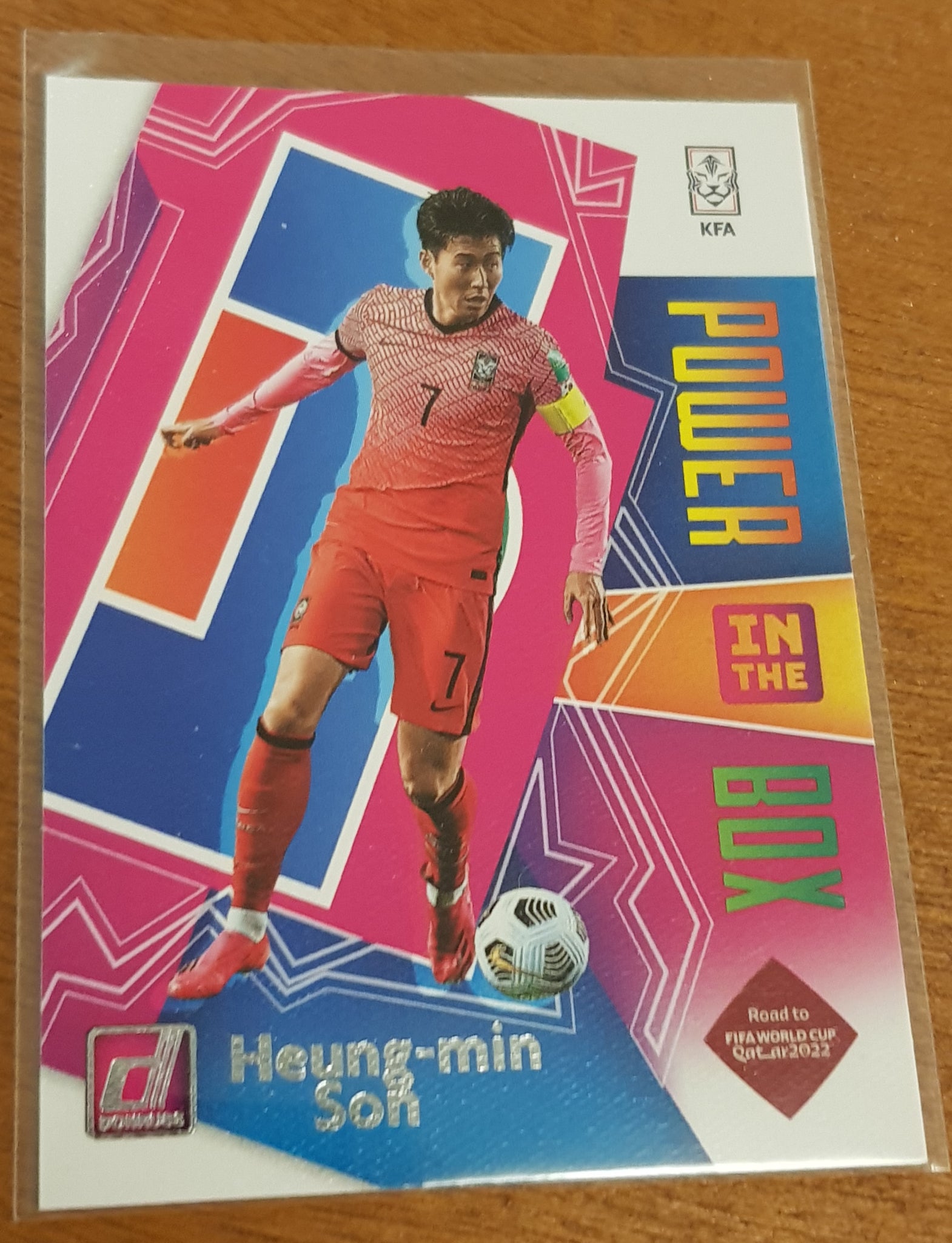 2022 Panini Road to Qatar Power in the Box Heung-min Son #17 Trading Card