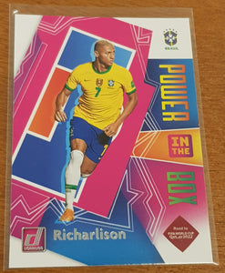 2022 Panini Road to Qatar Power in the Box Richarlison #8 Trading Card