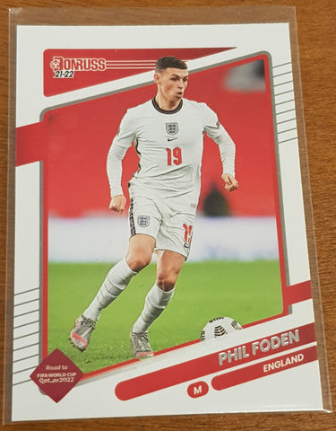 2022 Panini Donruss Road to Qatar Phil Foden #53 Trading Card