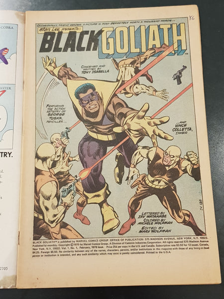 Black Goliath #1 PR