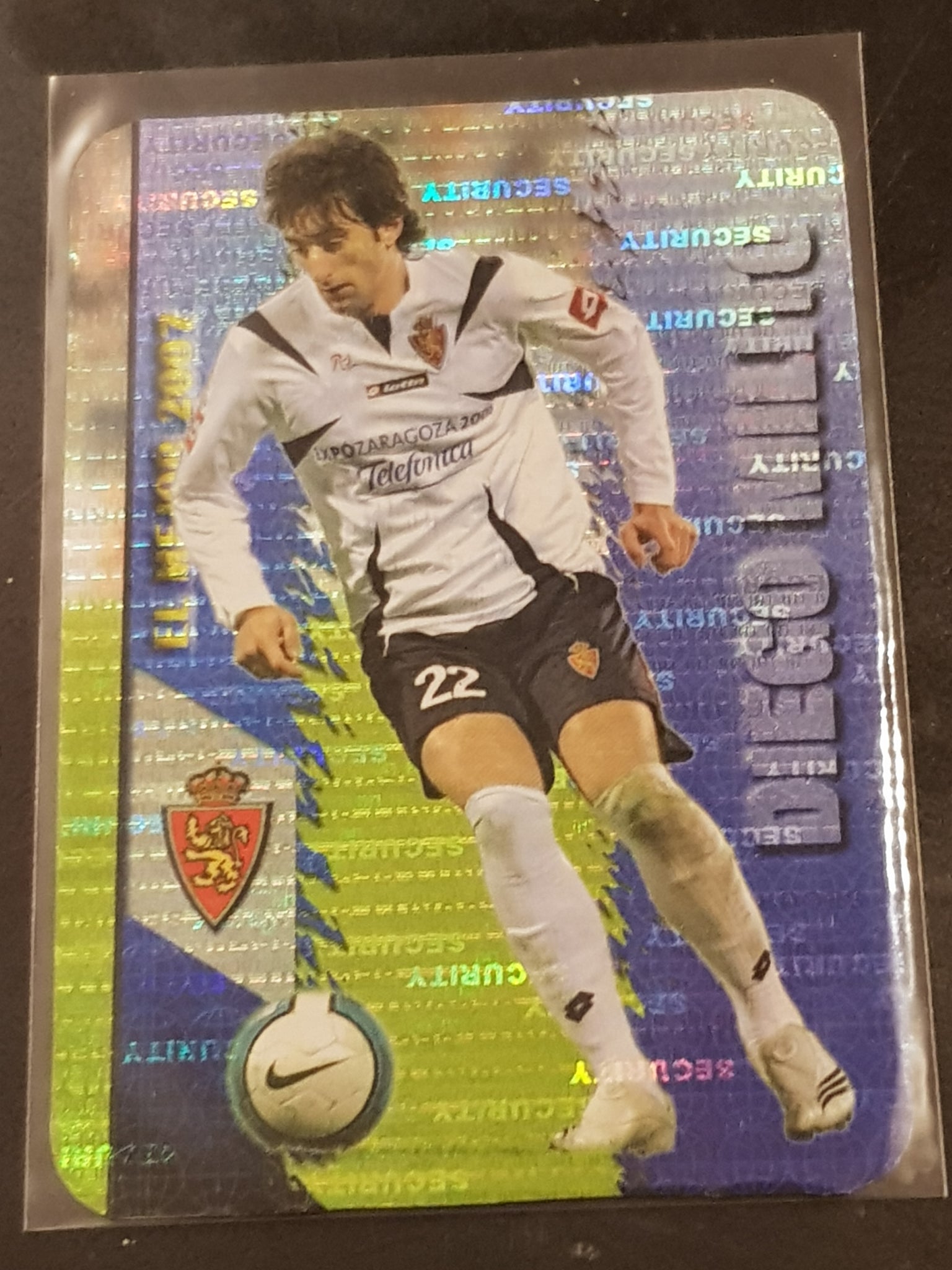2008 Las Fichas de La Liga Mundicromo Diego Milito #108 Refractor Trading Card
