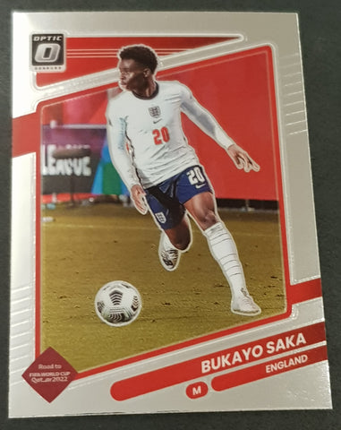 2022 Panini Donruss Optic Road to Qatar Bukayo Saka #54 Trading Card