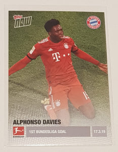 2018-19 Topps Now Bundesliga #94 Alphonso Davies Rookie Card