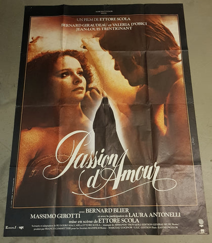 Passion d'Amour Original 46x61" French Movie Poster (1981)