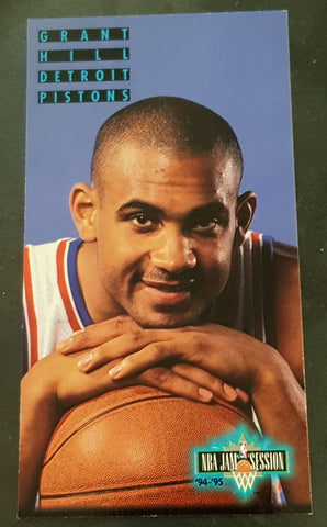 1994-95 Fleer NBA Jam Session Grant Hill #55 Rookie Card