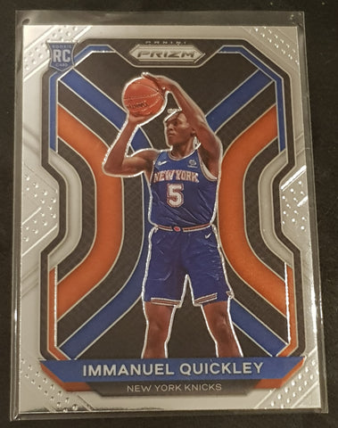 2020-21 Panini Prizm Immanuel Quickley #296 Rookie Card