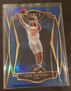 2020-21 Panini Select Cole Anthony #177 Premier Level Rookie Card