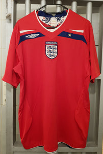 2008-2010 England Football Away Jersey (Large)
