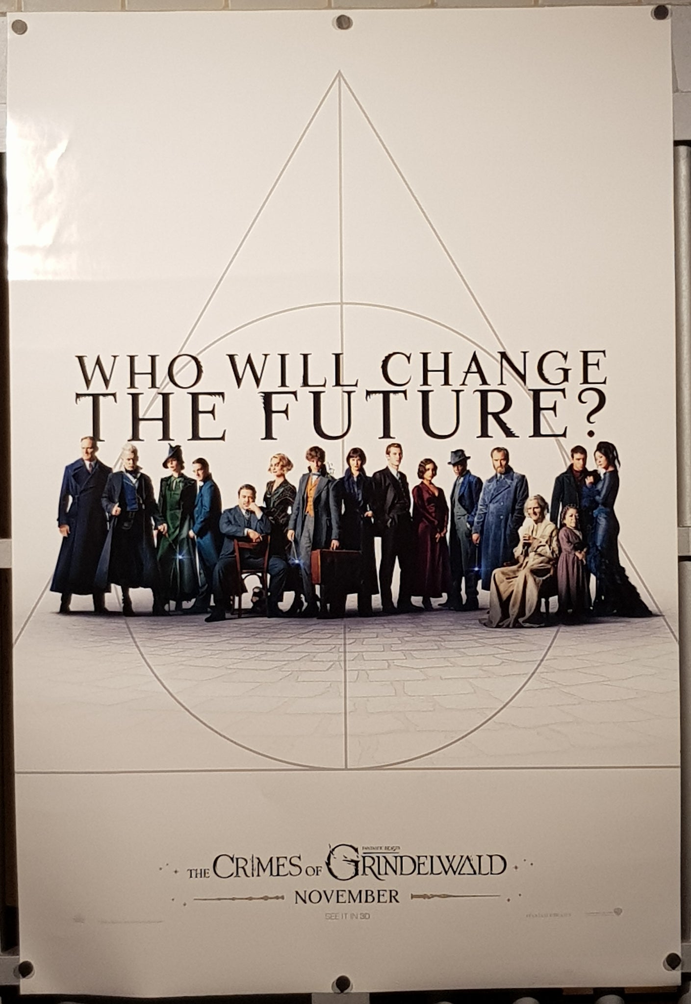 Fantastic Beasts the Crimes of Grindewald Original 27x39" US 1-Sheet Movie Poster (2018)