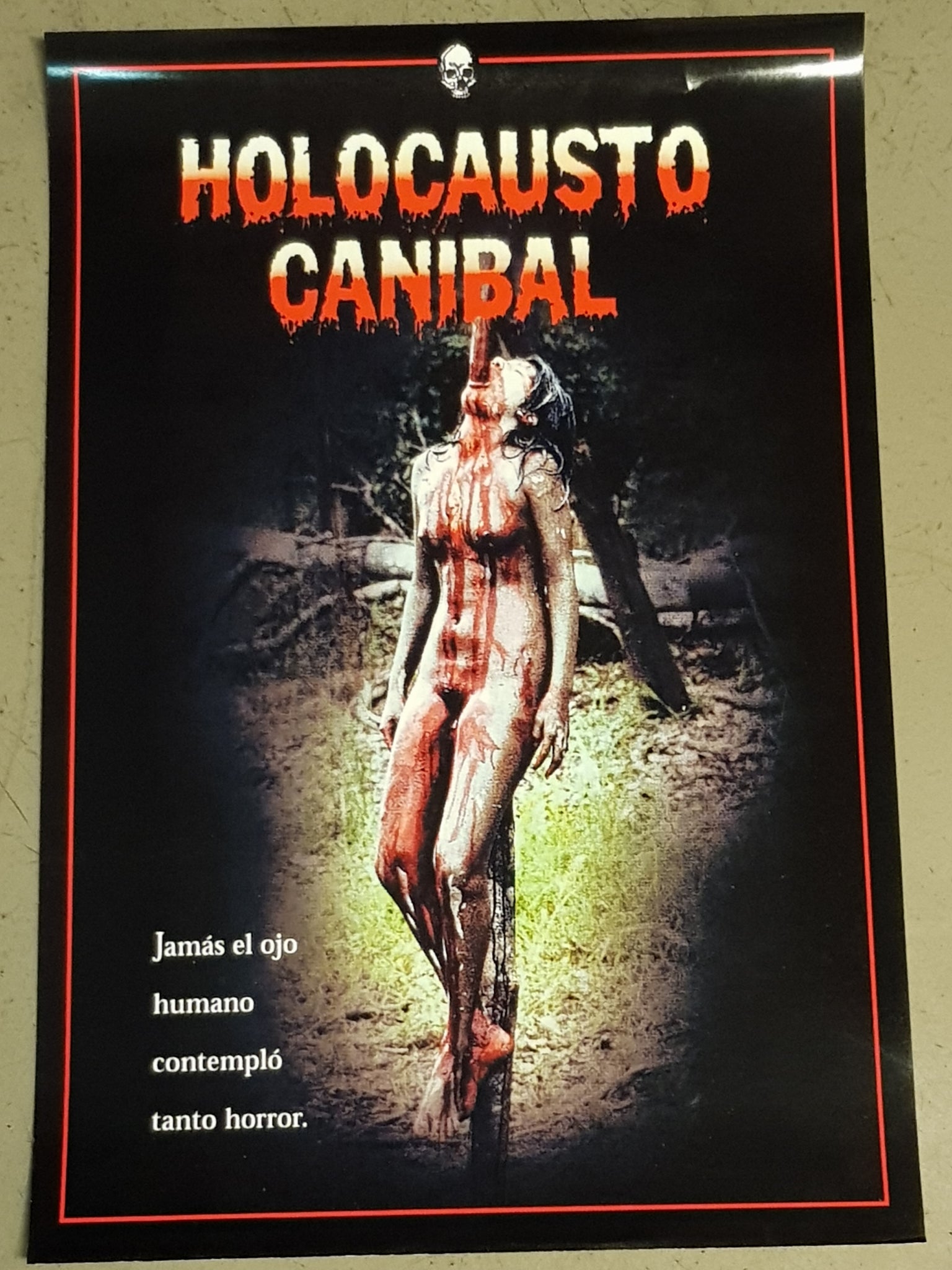 Cannibal Holocaust 18x12" Spanish Reprint Poster