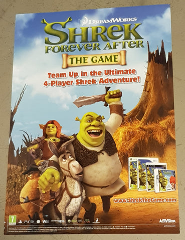 Shrek Forever After the Game Promotional Poster