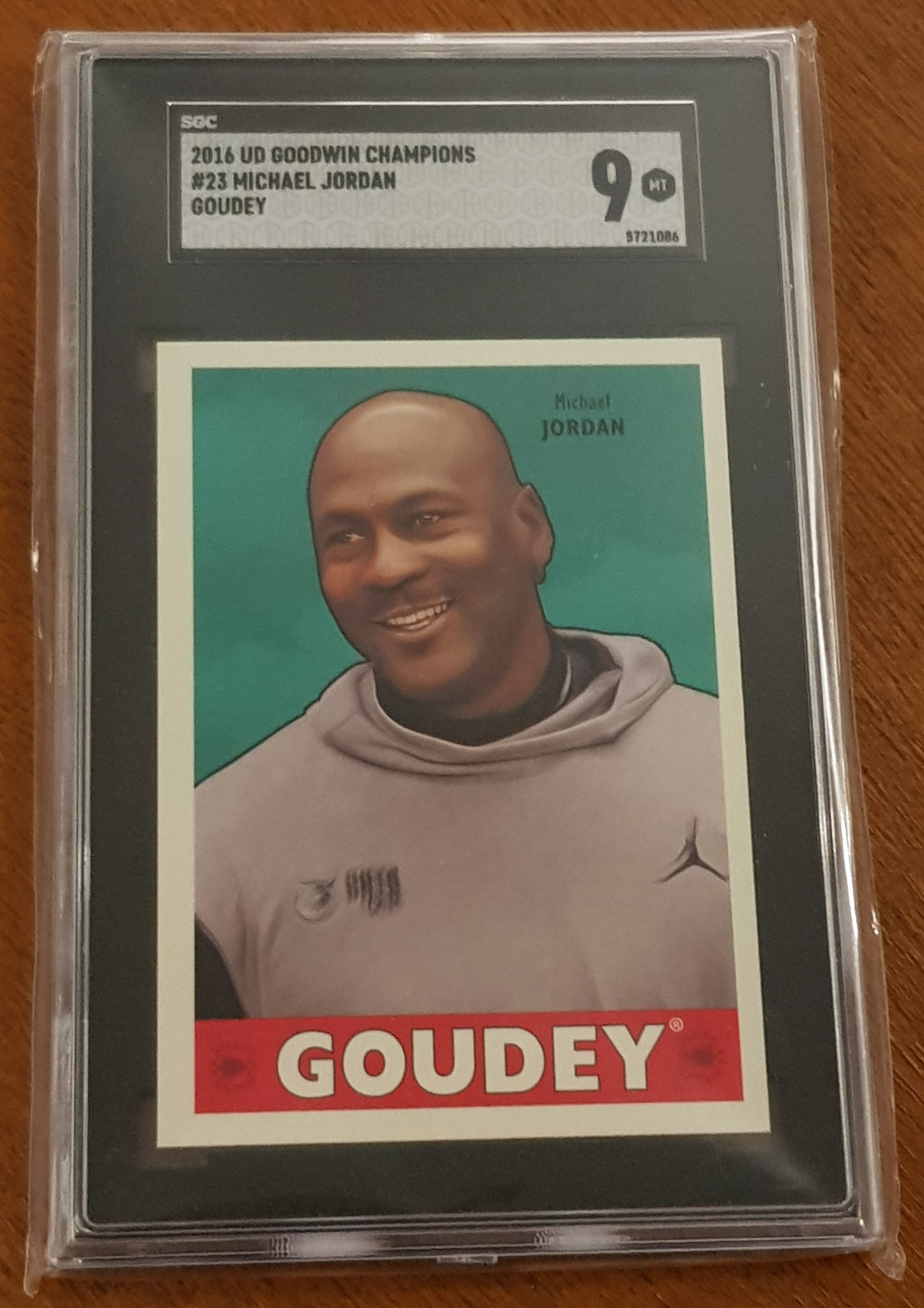2016 Upper Deck Goodwin Champions Goudey Michael Jordan #23 SGC 9 Trading Card
