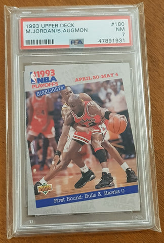 1993-94 Upper Deck Michael Jordan #180 PSA 7 Trading Card