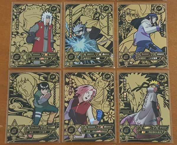 Naruto Kayou Official #NR-CP-001-010 Gold Foil Trading Card