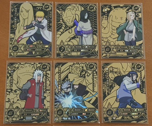 Naruto Kayou Official #NR-CP-001-010 Gold Foil Trading Card