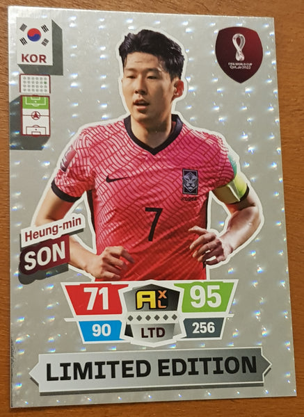 2022 Panini Adrenalyn World Cup Qatar Heung-Min Son Limited Edition XXL Trading Card