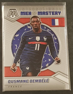 2021-22 Panini Mosaic FIFA Road to World Cup Ousmane Dembele International Men of Mystery #30 Trading Card