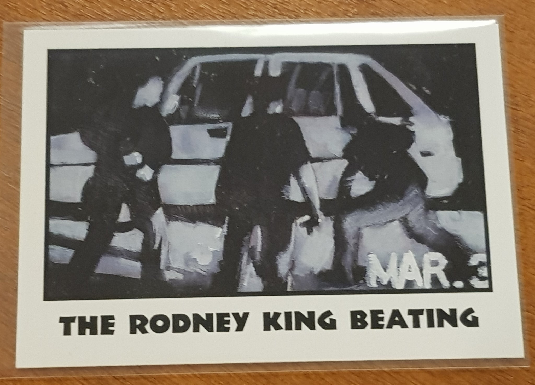 True Crime II Rodney King Beating #A Insert Trading Card