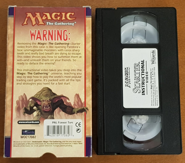 Magic  the Gathering Starter Instructional Video - Original VHS