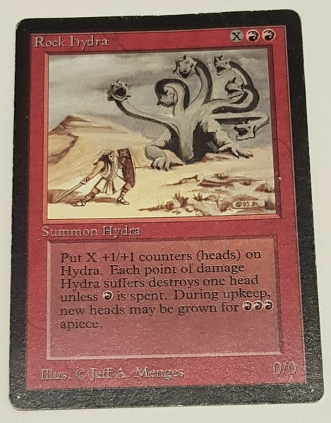 Magic the Gathering Alpha Rock Hydra Trading Card