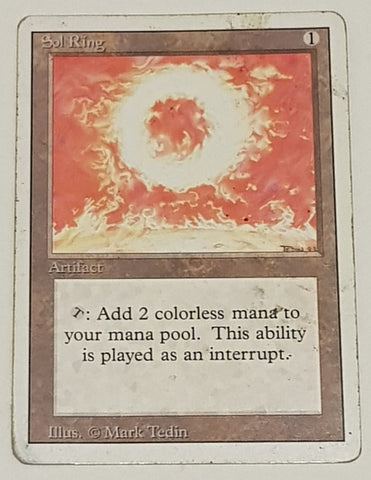 Magic the Gathering Revised (3rd Edition) Sol Ring Trading Card