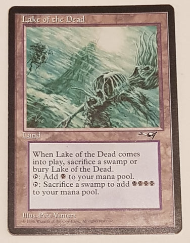 Magic the Gathering Alliances Lake of the Dead Trading Card