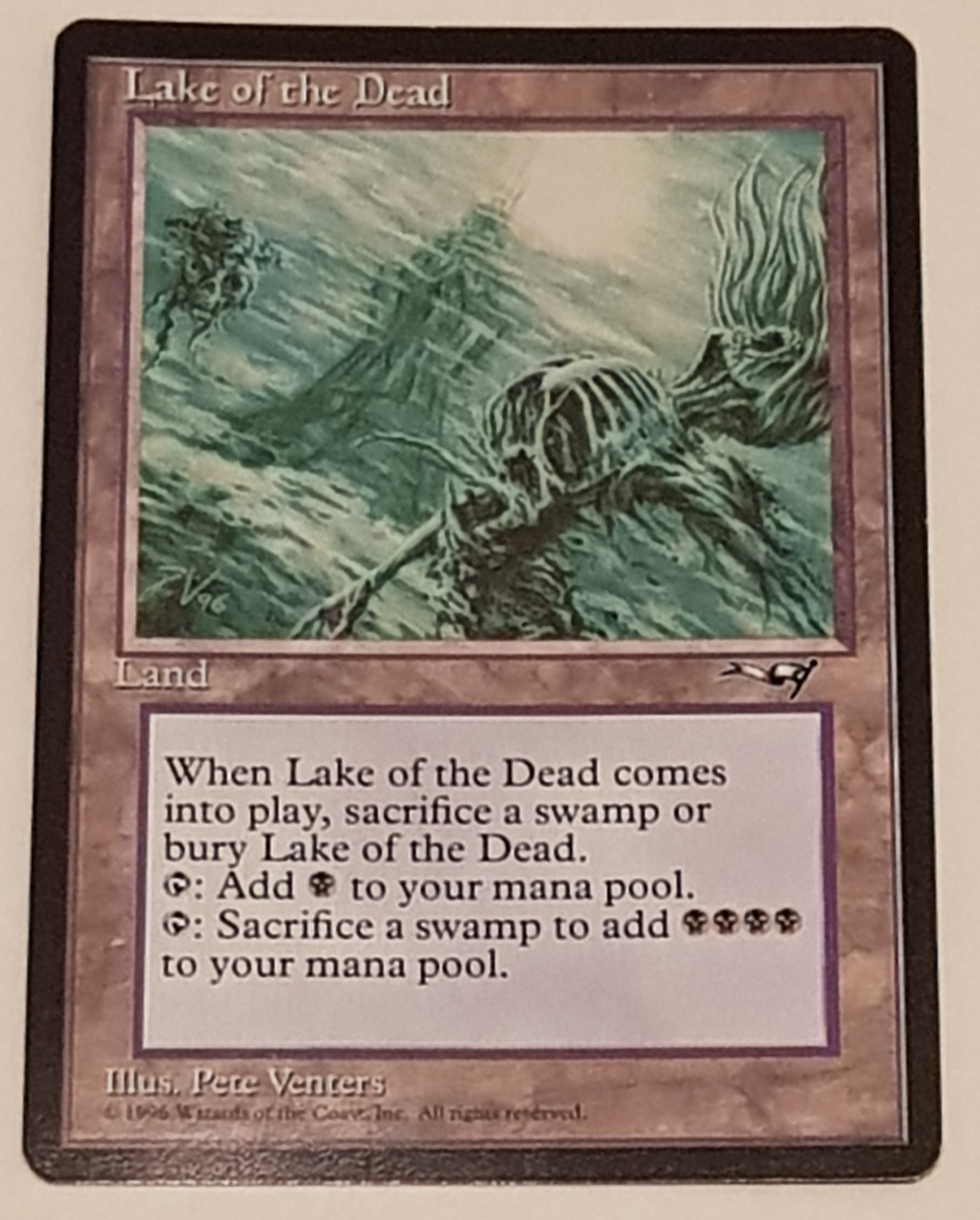 Magic the Gathering Alliances Lake of the Dead Trading Card