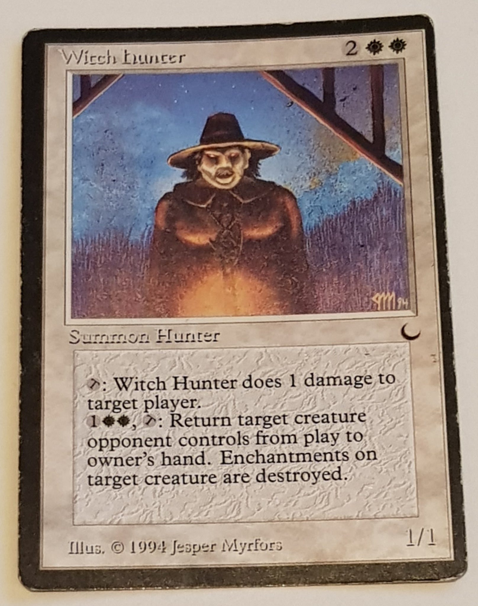 Magic the Gathering The Dark Witch Hunter Trading Card