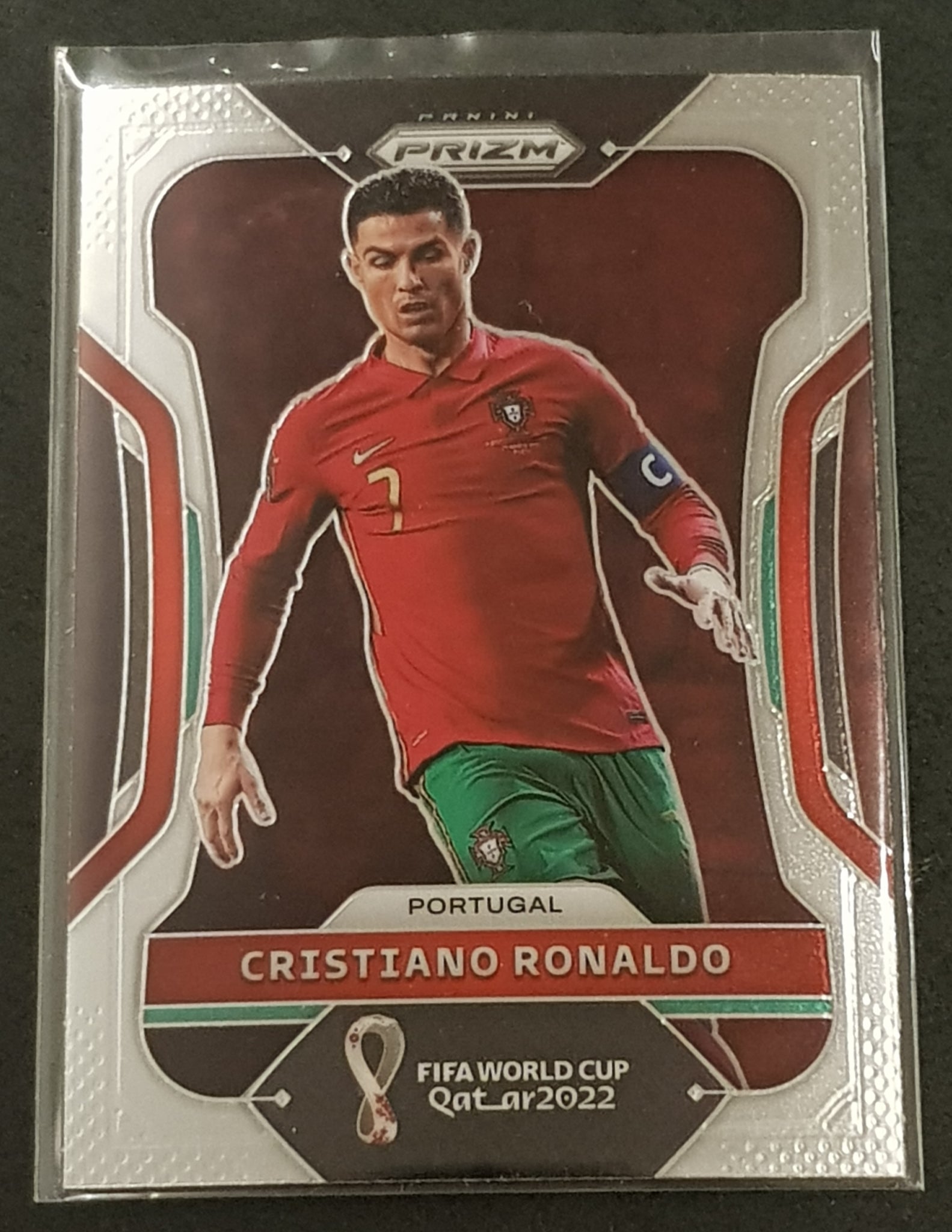 2022 Panini Prizm World Cup Cristiano Ronaldo #175 Trading Card