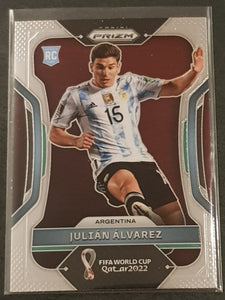2022 Panini Prizm World Cup Julian Alvarez #4 Rookie Card