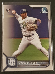 2022 Bowman Chrome Baseball Wander Franco #10 Rookie Card