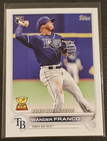 2022 Topps Baseball Update Wander Franco #US42 Rookie Card