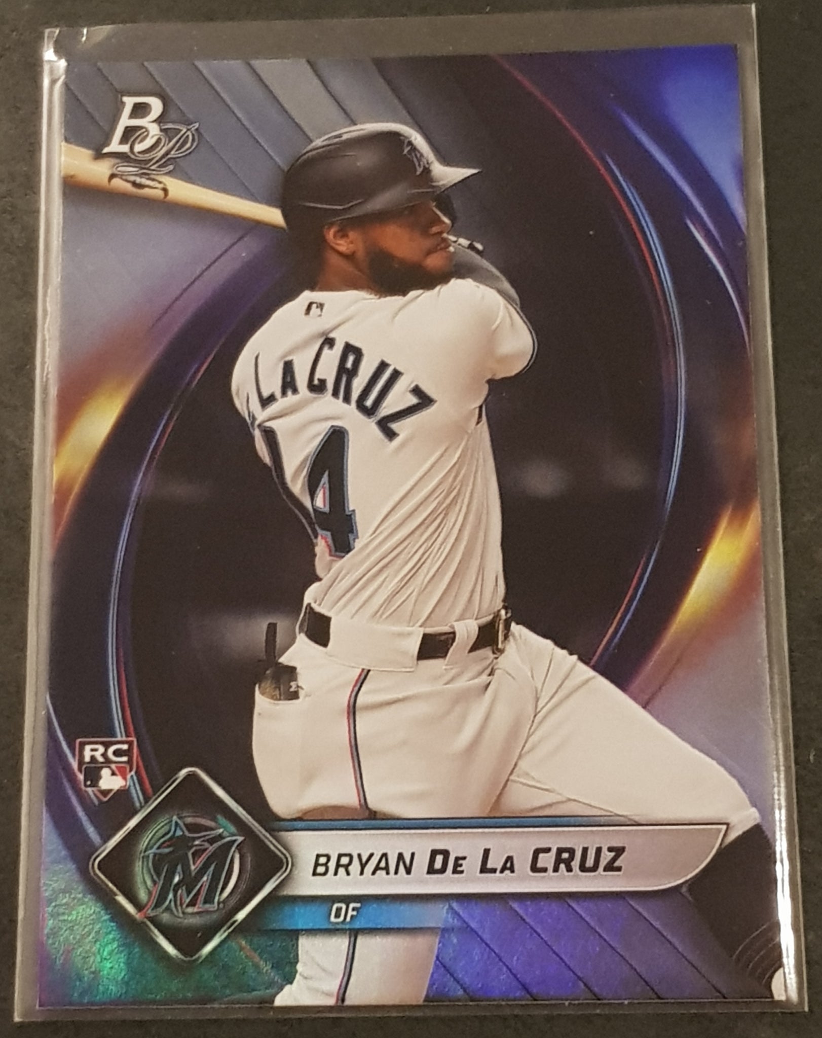 2022 Bowman Platinum Baseball Bryan de la Cruz #68 Rookie Card