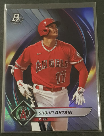2022 Bowman Platinum Baseball Shohei Ohtani #10 Trading Card