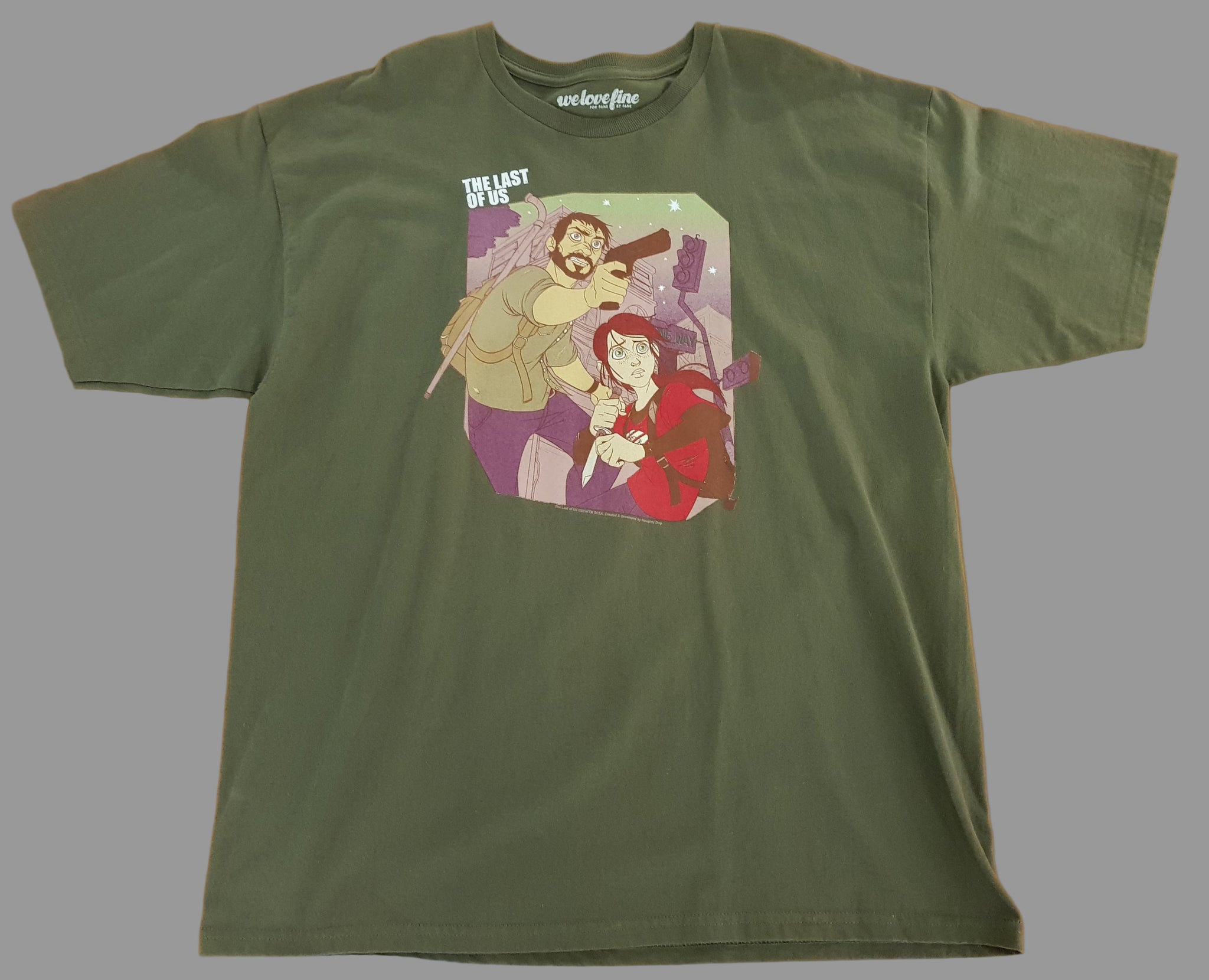T-Shirt Last of Us XL Grün