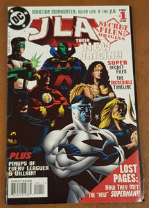 JLA Secret Files #1 NM- Deluxe Cardstock Edition