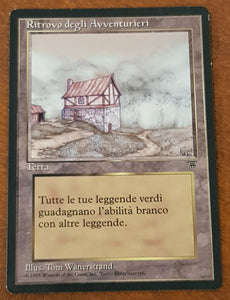 Magic the Gathering Legends Adventurer Guildhouse (Italian) Trading Card