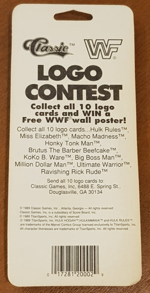 1990 Classic WWF Trading Card Hanger Pack