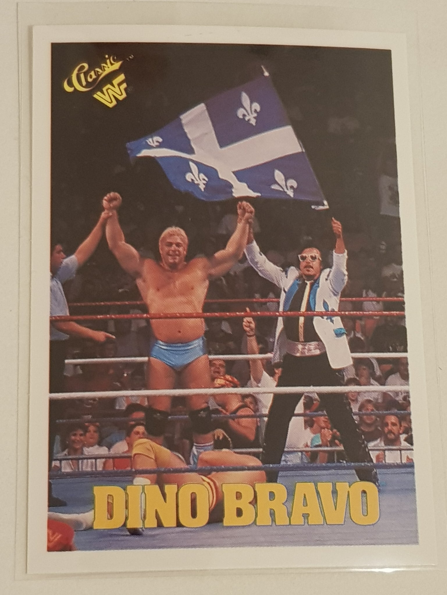 1990 Classic WWF Dino Bravo #31 Trading Card