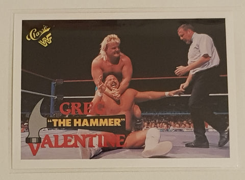 1990 Classic WWF Greg "the Hammer" Valentine #86 Trading Card